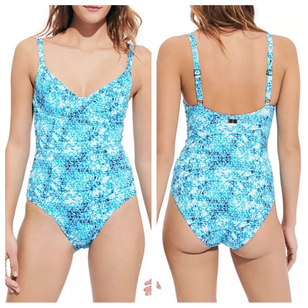 Vilebrequin Leonita Floral Underwire One Piece Swimsuit